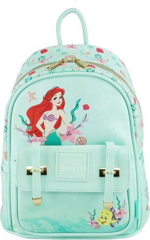Disney The Little Mermaid 11 Inch Vegan Leather Mini Backpack in Saudi Arabia