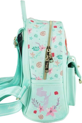 Disney The Little Mermaid 11 Inch Vegan Leather Mini Backpack in Saudi Arabia