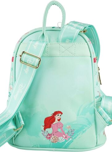 Disney The Little Mermaid 11 Inch Vegan Leather Mini Backpack in Saudi Arabia