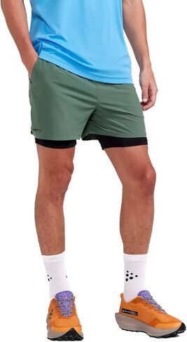 شورت رجالي من Craft Sportswear ADV Essence 2 في 1 قابل للتمدد | شورت رياضي للتمرين | خفيف الوزن مع جيب بسحاب in Saudi Arabia