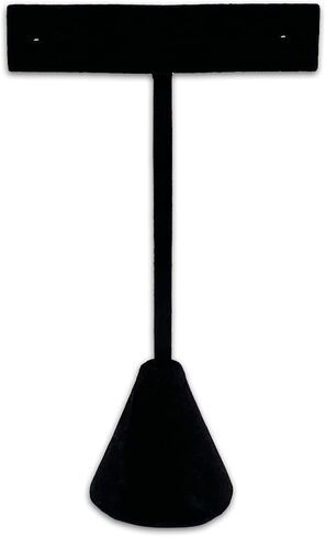 TheDisplayGuys - 4-3/4" T-Bar Jewelry Display Tower - Beige Linen - Earrings Holder/Bracelet Stand (Single) in Saudi Arabia