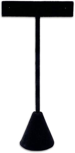 TheDisplayGuys - 4-3/4" T-Bar Jewelry Display Tower - Beige Linen - Earrings Holder/Bracelet Stand (Single) in Saudi Arabia