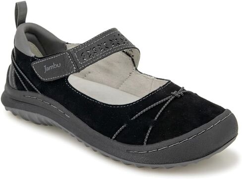 Jambu Womens Sunrise Mary Jane Flats Casual - Black in Saudi Arabia