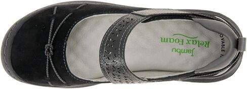 Jambu Womens Sunrise Mary Jane Flats Casual - Black in Saudi Arabia