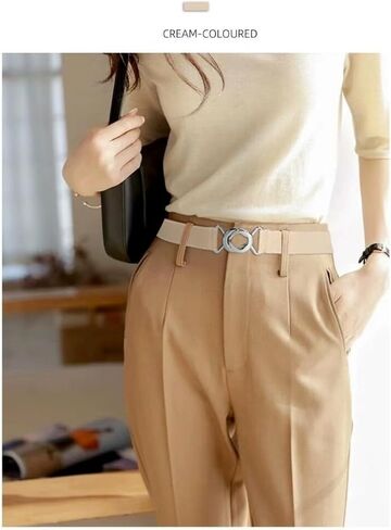 حزام الخصر المطاطي النحيف للسيدات من WannGe، حزام خصر مطاطي لفساتين بناطيل الجينز in Kuwait