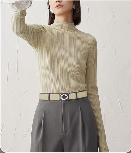 حزام الخصر المطاطي النحيف للسيدات من WannGe، حزام خصر مطاطي لفساتين بناطيل الجينز in Kuwait