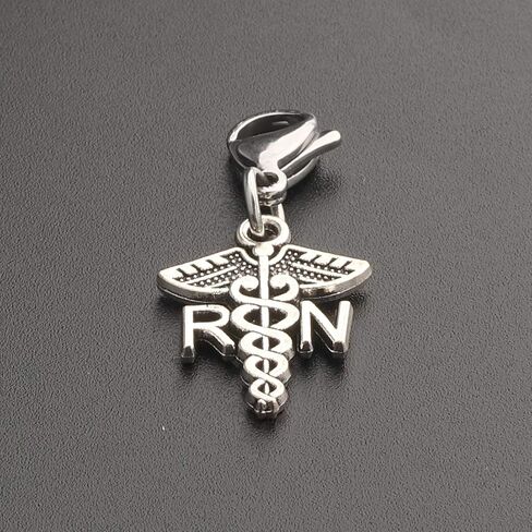 CHOORO Registered Nurse Gift Nurse Cap Clip-on Charm RN Pendant Zipper Pull Charm with Lobster Clasp Medical Student Gift in Saudi Arabia