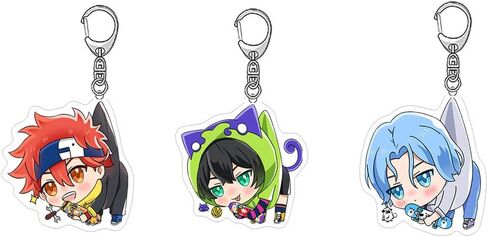 JIAJIAHONG 3 قطع لانغا سلسلة مفاتيح ، امين SK8 سلسلة المفاتيح اللانهائية ميا ريكي اكسسوارات قلادة حلقة المفاتيح in Kuwait