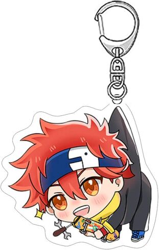 JIAJIAHONG 3 قطع لانغا سلسلة مفاتيح ، امين SK8 سلسلة المفاتيح اللانهائية ميا ريكي اكسسوارات قلادة حلقة المفاتيح in Kuwait