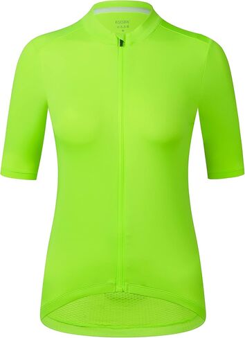 RISESBIK قميص ركوب الدراجات للسيدات بأكمام طويلة/قصيرة الوزن خفيف الوزن مناسب للسباق بعامل حماية من الأشعة فوق البنفسجية 50+، قميص جيرسي لركوب الدراجات وجيب بسحاب in Kuwait