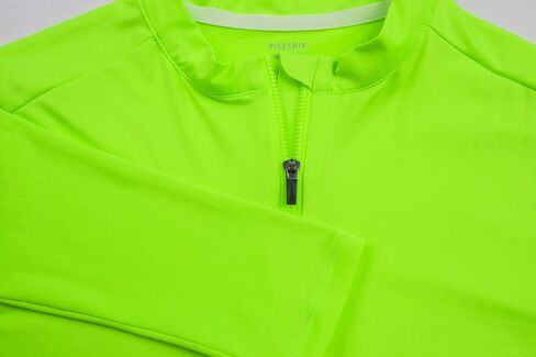 RISESBIK قميص ركوب الدراجات للسيدات بأكمام طويلة/قصيرة الوزن خفيف الوزن مناسب للسباق بعامل حماية من الأشعة فوق البنفسجية 50+، قميص جيرسي لركوب الدراجات وجيب بسحاب in Kuwait