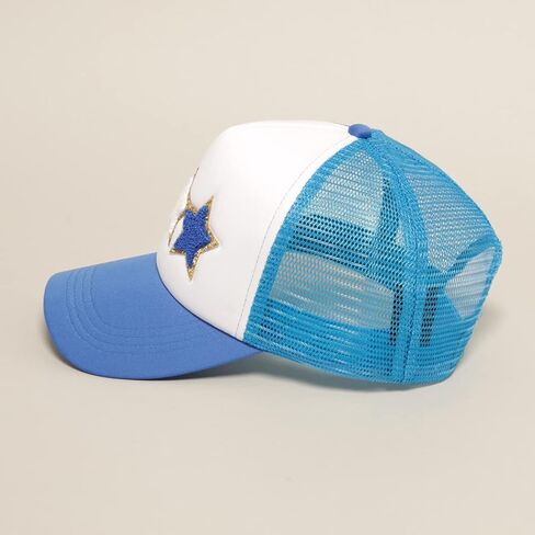MIRMARU Retro Foam Mesh Trucker hat Trendy Design Summer Baseball Cap for Womens in Kuwait