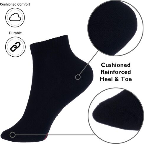 Alpine Swiss Mens 8 Pack Cotton Ankle Socks Athletic Performance Cushioned Socks Shoe Size 6-12 in Saudi Arabia