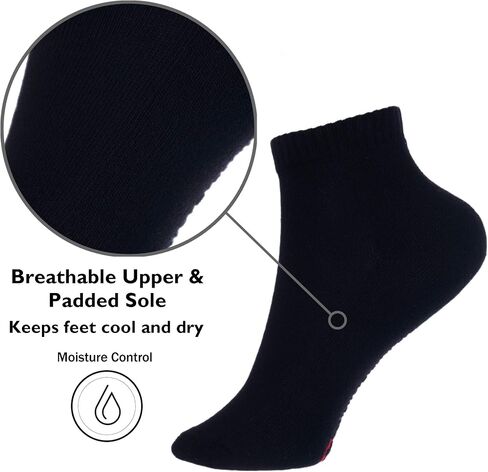 Alpine Swiss Mens 8 Pack Cotton Ankle Socks Athletic Performance Cushioned Socks Shoe Size 6-12 in Saudi Arabia