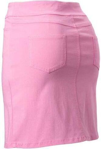 SLIM-SATION Women's Golf Wide Band Pull On Skirt with Real Pockets in Saudi Arabia