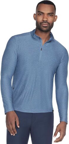 Skechers Men's Go Dri All Day Quarter Zip Long Sleeve Shirt in Saudi Arabia