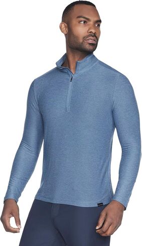 Skechers Men's Go Dri All Day Quarter Zip Long Sleeve Shirt in Saudi Arabia