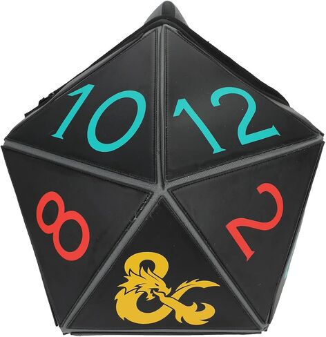 Dungeons & Dragons D20 Dice Molded Black Laptop Backpack in Saudi Arabia