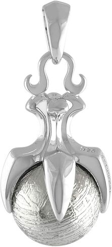 Starborn Sterling Silver Muonionalusta Meteorite Claw Pendant in Saudi Arabia