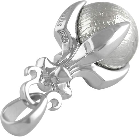 Starborn Sterling Silver Muonionalusta Meteorite Claw Pendant in Saudi Arabia