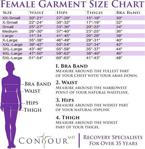 ملابس ضغط ما بعد الجراحة بعد شفط الدهون للنساء، منتصف الفخذ (S27) in Kuwait