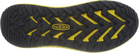 KEEN Men's WK400 Performance Breathable Walking Shoes, Yellow/Black, 15 in Saudi Arabia