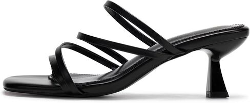 Frank Mully Women's Strappy Heels Comfortable Kitten-Heels Sandals Suqare Open Toe Cute Wedding Party Evening Prom Dress Pump Sandals Shoes in Saudi Arabia