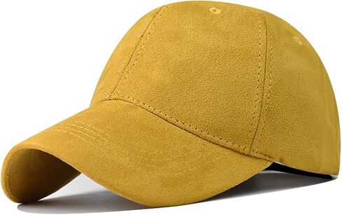 المرأة الرجال الجلد المدبوغ قبعة بيسبول فو الجلد المدبوغ الكلاسيكية قابل للتعديل قبعة عادية جودة قبعة بيسبول قبعة الشمس in Saudi Arabia