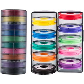 Toasis Fishing Snelled Hook Holders Tenkara Line Keepers Fishing Leader Rig Storage Spools (12 Spools)