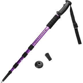 43" Shock-Resistant Adjustable Trekking Pole and Hiking Staff by Crown Sporting Goods