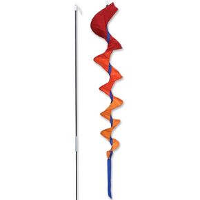 Premier Kites SoundWinds Fusilli Spinning Recumbent Bike Windsocks