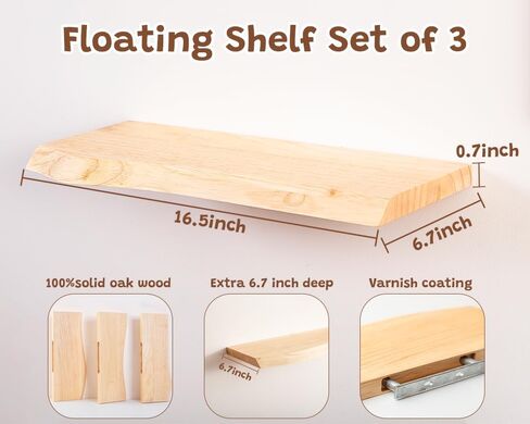 أرفف عائمة نصف دائرية فريدة من نوعها بتصميم سفلي مقوس، عرض أنيق ومنظم رف حائط نصف دائري مع أقواس غير مرئية، رف خشبي ريفي يزين الكتب النباتية والأعمال الفنية الصغيرة in Kuwait