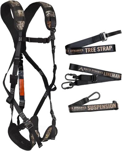 Hunter's Elite Youth Ultralight Tree Stand Safety Harness Kit Set, TrueTimber Patterns (Strata Camo) in Kuwait