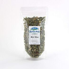 Harmony House Dehydrated Celery, Crosscut – Dried Vegetables for Cooking, Camping, Emergency Supply and More