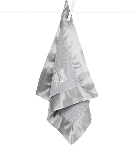 Little Giraffe Luxe Solid Blanky - بطانية أطفال، 14 × 14 بوصة، وردي مغبر in Saudi Arabia