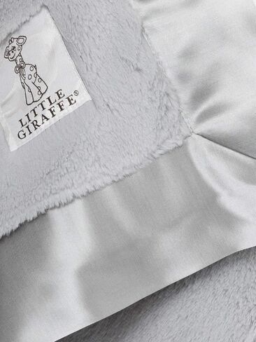 Little Giraffe Luxe Solid Blanky - بطانية أطفال، 14 × 14 بوصة، وردي مغبر in Saudi Arabia