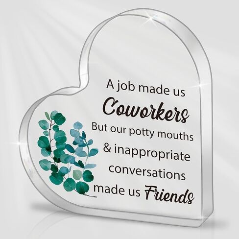 Housewarming Gift for New Home, House Warming Gift for Women, New House New Apartment Gift, New Home Gift Office Desk Decor Heart Acrylic Ornament in Kuwait