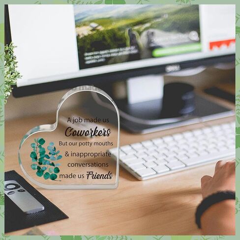 Housewarming Gift for New Home, House Warming Gift for Women, New House New Apartment Gift, New Home Gift Office Desk Decor Heart Acrylic Ornament in Kuwait