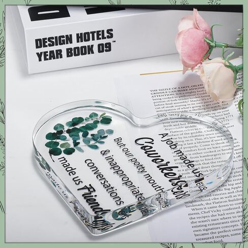 Housewarming Gift for New Home, House Warming Gift for Women, New House New Apartment Gift, New Home Gift Office Desk Decor Heart Acrylic Ornament in Kuwait