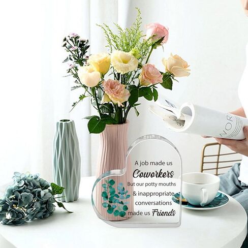 Housewarming Gift for New Home, House Warming Gift for Women, New House New Apartment Gift, New Home Gift Office Desk Decor Heart Acrylic Ornament in Kuwait