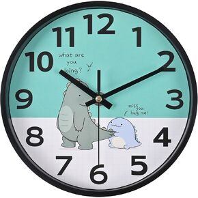 Black Wall Clock Large 16 Inch Silent Non-Ticking Quartz Battery Operated Easy to Read for Home Office Classroom Living Room Kitchen