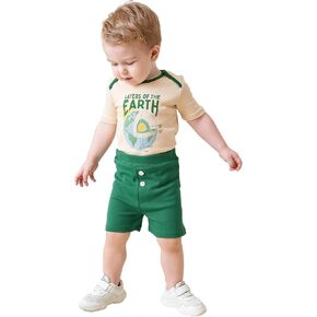 V.&GRIN Baby Girl Outfits, Cotton Long Sleeve Romper Pants Set for Fall Winter Infant Clothes
