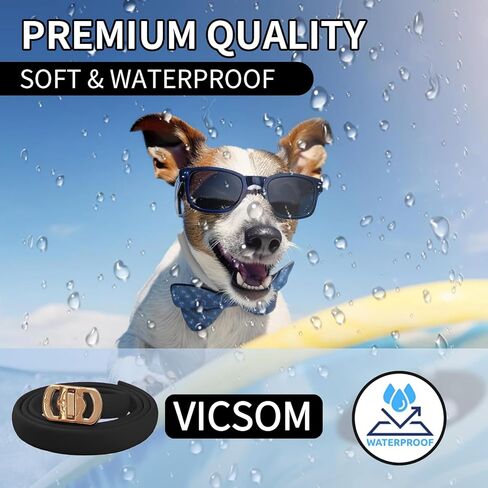 4 عبوات من أطواق البراغيث للكلاب، وياقة برغوث الكلاب والقراد لمدة 32 شهرًا لعلاج البراغيث والقراد للكلاب، وطوق مقاوم للماء وبراغيث الكلاب قابل للتعديل وطوق منع القراد لجرو كلب صغير ومتوسط ​​وكبير، أسود in Kuwait