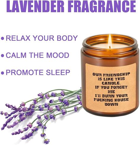 MSTR Lavender Scented Candles - Wedding Gifts, Bride to Be Gifts | Cute Candle, Engagement Gifts,Wedding Shower Gifts,Bridal Shower Gift - 7oz in Saudi Arabia