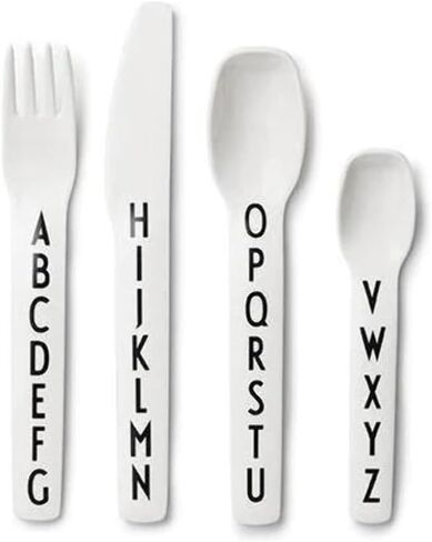 Design Letters Eat & Learn Unbreakable Deep Plate Tritan | BPA Free Reusable Kids Plate for Baby Feeding | Design in Denmark Dinner Plates for Toddler | Children Tableware & Dinnerware Dishwasher Safe in Kuwait