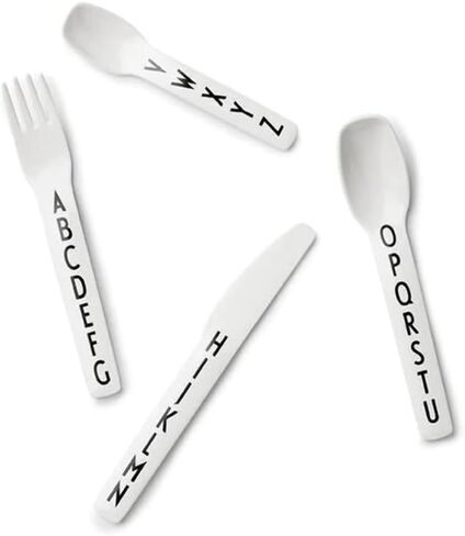 Design Letters Eat & Learn Unbreakable Deep Plate Tritan | BPA Free Reusable Kids Plate for Baby Feeding | Design in Denmark Dinner Plates for Toddler | Children Tableware & Dinnerware Dishwasher Safe in Kuwait