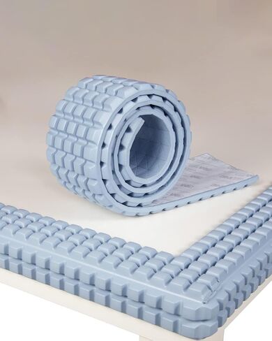 Seyõssbe حماية زوايا وحواف الأطفال من الفوم 3M أغطية أثاث ممتصة للصدمات مسبقة اللصق لحماية سلامة الأطفال للطاولة والسلالم والخزانة والمكتب، 6.6 قدم (أزرق) in Saudi Arabia