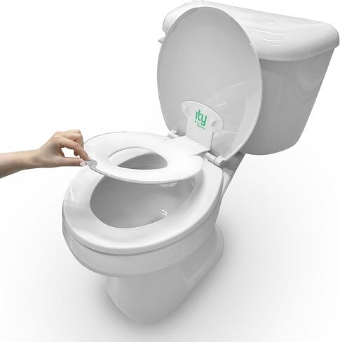 Ingenuity: ity by Ingenuity Flip & Sit Potty Seat 2pk (White) – Easy to Set Up & Remove Potty Training Seat That Attaches to Adult Toilet Seat in Saudi Arabia