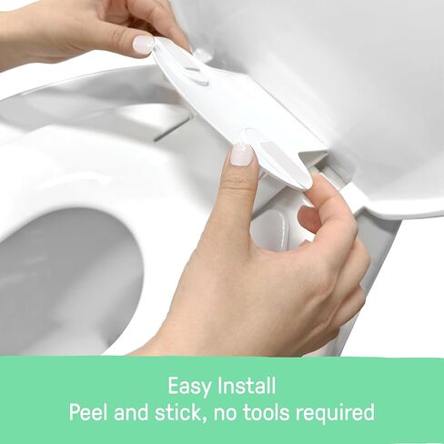 الإبداع: مقعد المرحاض القابل للطي والجلوس من Ingenuity (أبيض) - سهل التركيب والإزالة، مقعد التدريب على المرحاض الذي يتصل بمقعد المرحاض للبالغين in Kuwait