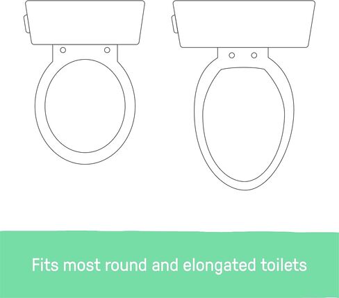 الإبداع: مقعد المرحاض القابل للطي والجلوس من Ingenuity (أبيض) - سهل التركيب والإزالة، مقعد التدريب على المرحاض الذي يتصل بمقعد المرحاض للبالغين in Kuwait